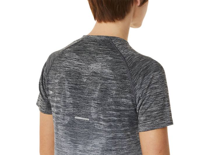 Asicssømløs kortærmet top til kvinder 60Z43006 bærergrå/gletsjergrå