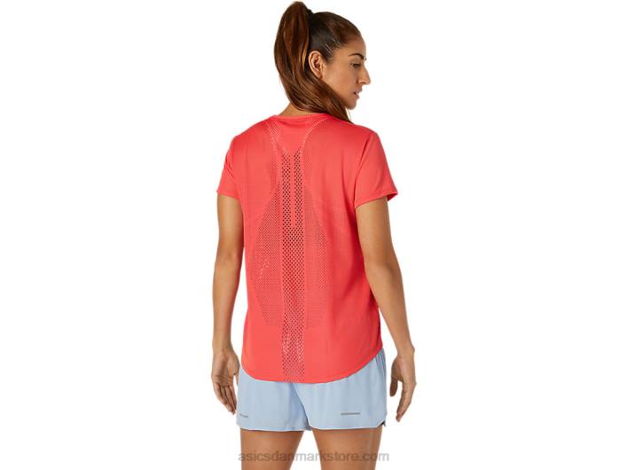 Asicsventilerende kortærmet top til kvinder 60Z43818 lyserød grapefrugt