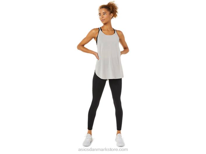 Asicsærmeløs top med slids til kvinder 60Z43365 østers grå