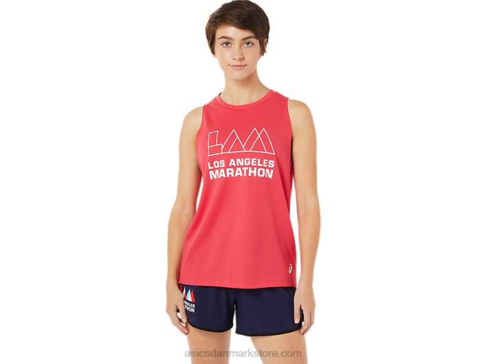 Asicsdame lam ready-set ii singlet 60Z43614 pixel pink