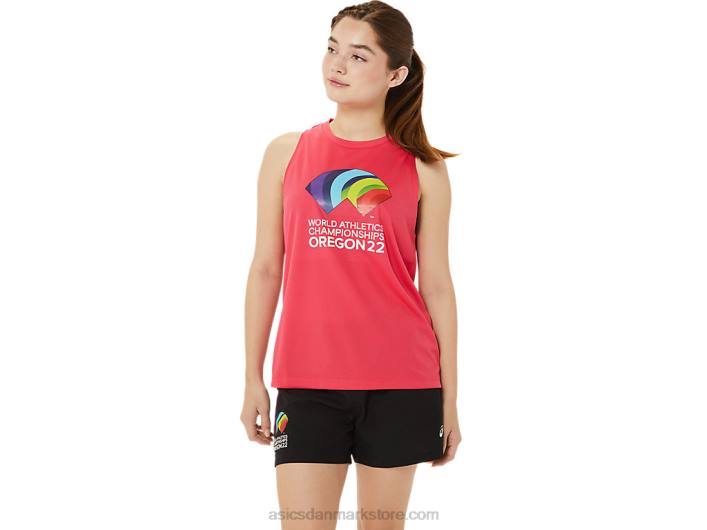 Asicsdame ready-set ii singlet wch 60Z43218 pixel pink