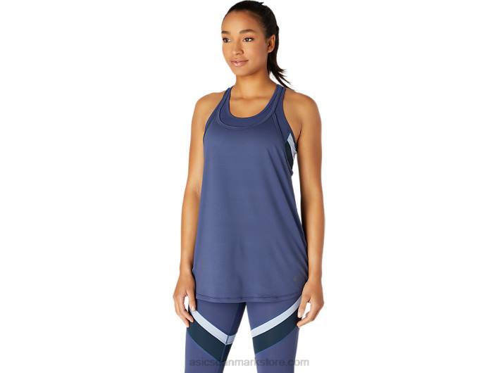 Asicsdame tank 60Z43750 torden blå