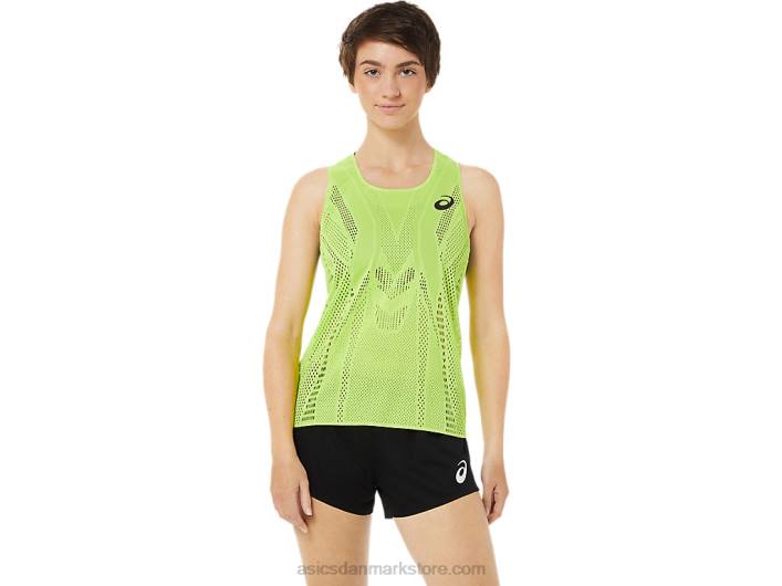 Asicsdames actibreeze singlet 60Z43350 hazard grøn