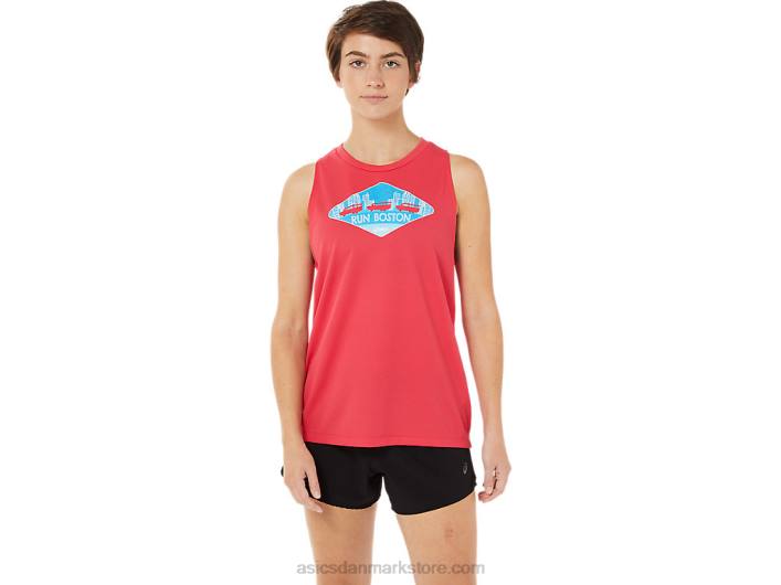 Asicskvinders bos rs tank i 60Z43714 pixel pink