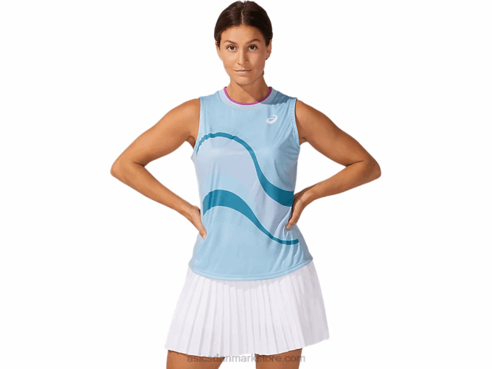 Asicskvinders kamp grafisk tank 60Z44045 røg blå