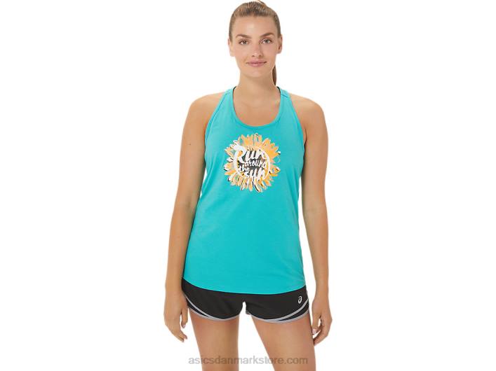 Asicskvinders løb rundt om solen racerback 60Z43013 havglas
