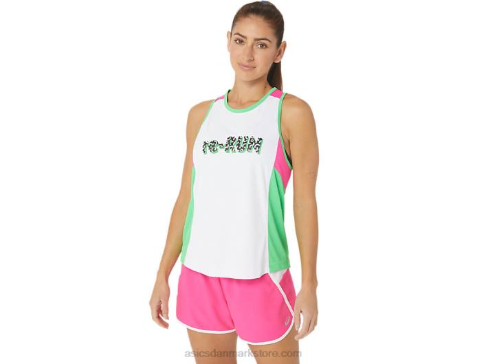 Asicskvinders nye stærk genbrugte løbesinglet 60Z42353 hvid/spor/pink glo