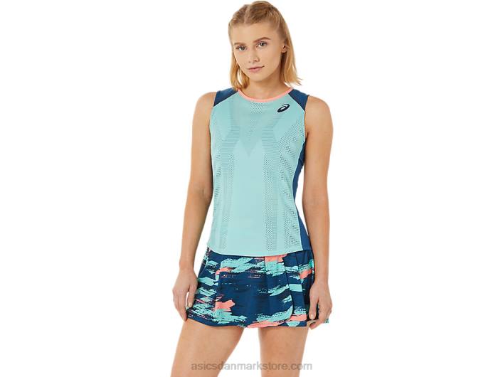 Asicskvinders tændstik tank 60Z43495 oasisgrøn/lys indigo