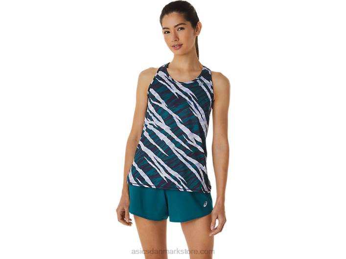 Asicskvinders vilde camo tank 60Z43027 natskygge/fløjlsfyr