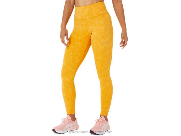 Asicsdame runkoyo jacquard tight 60Z42770 tiger gul
