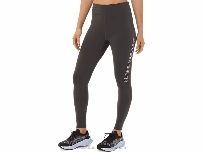 Asicskvinders logo grafik stram 60Z42946 obsidian grå