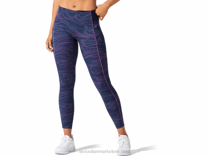 Asicskvinders piping grafisk stram 60Z44033 fransk blå/digital drue