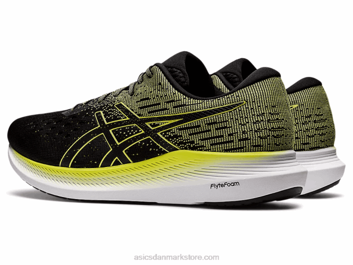 Asicsevoride 2 bred 60Z41810 sort/glødende gul