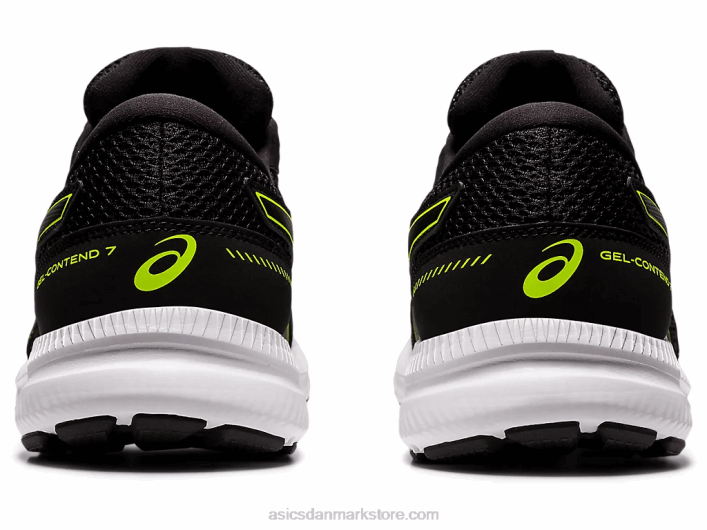 Asicsgel-contend 7 ekstra bred 60Z41951 sort/farlig grøn