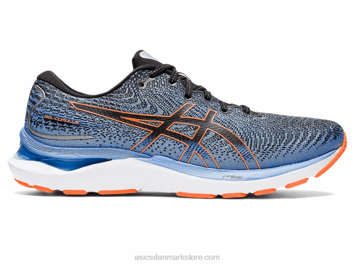 Asicsgel-cumulus 24 ekstra bred 60Z4652 sort/chokerende orange