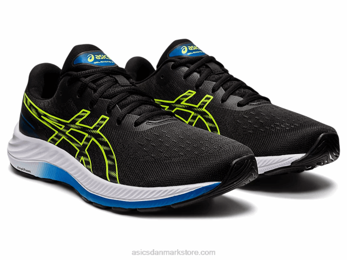 Asicsgel-excite 9 60Z41319 sort/farlig grøn
