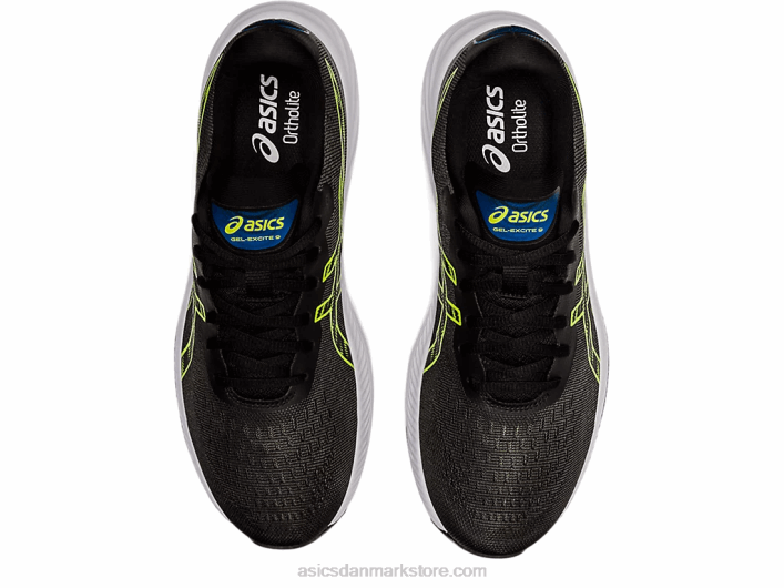 Asicsgel-excite 9 60Z41319 sort/farlig grøn