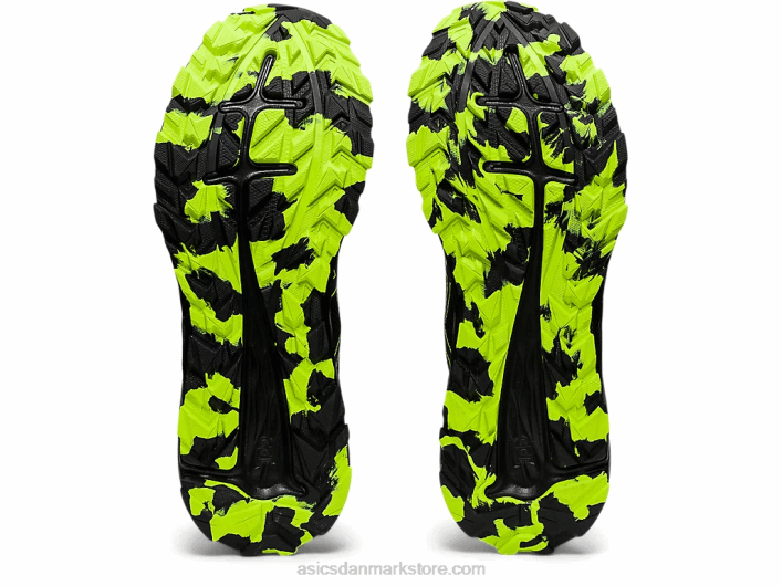 Asicsgel-excite spor 60Z41582 sort/farlig grøn