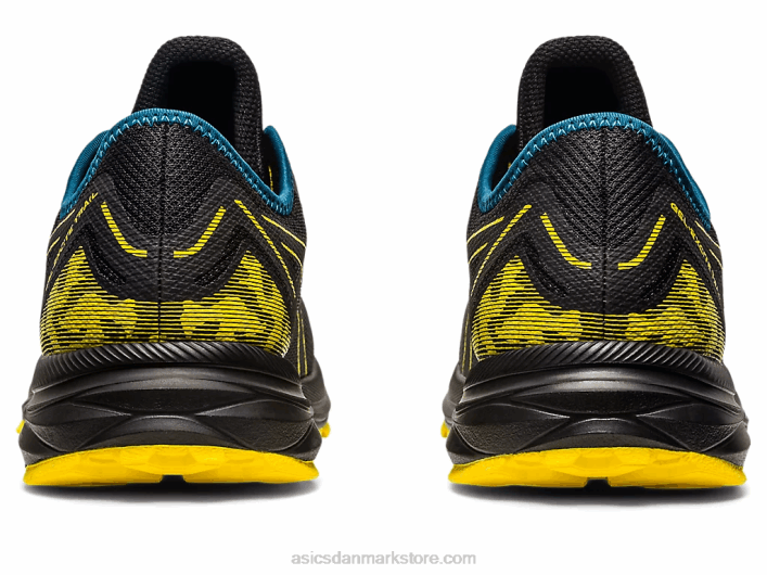 Asicsgel-excite spor 60Z4353 sort/gylden gul