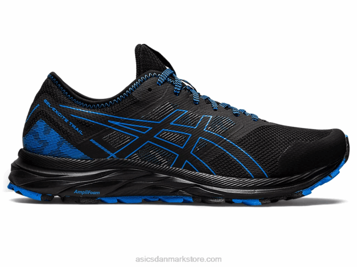 Asicsgel-excite spor 60Z4904 sort/blå kyst