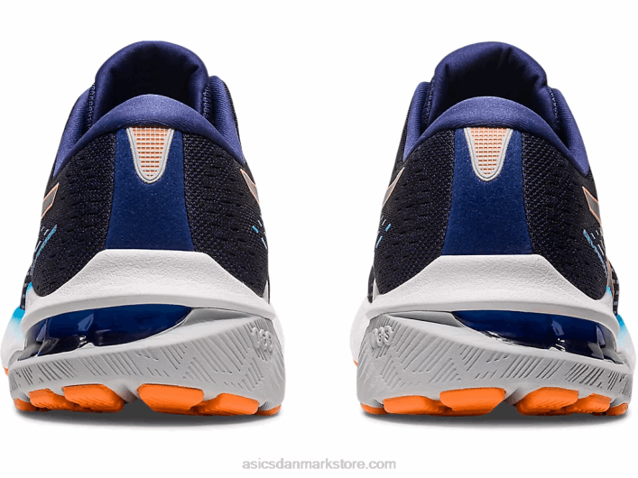 Asicsgel-forfølge 8 bred 60Z4386 indigo blå/sol fersken