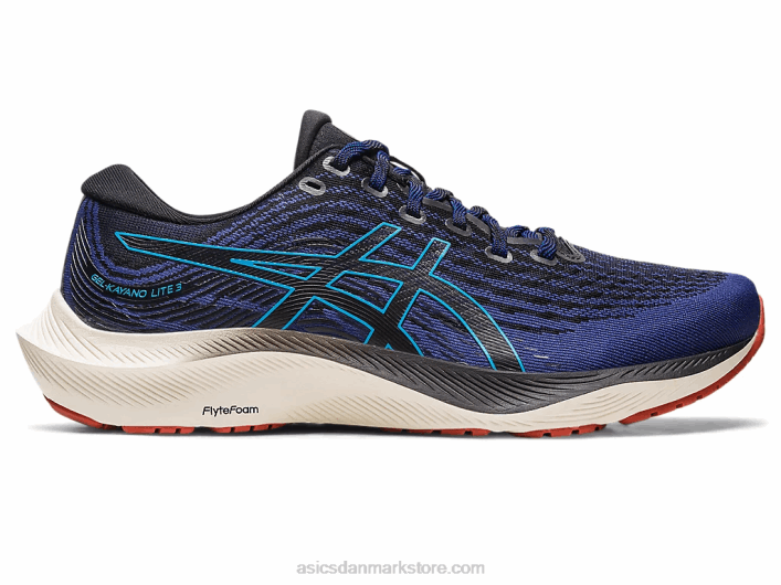 Asicsgel-kayano lite 3 60Z4635 indigo blå/sort