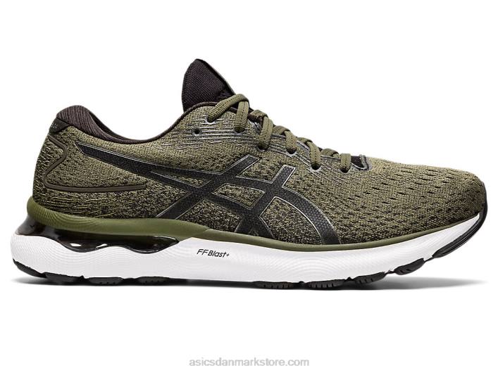 Asicsgel-nimbus 24 60Z41592 oliven lærred/gunmetal
