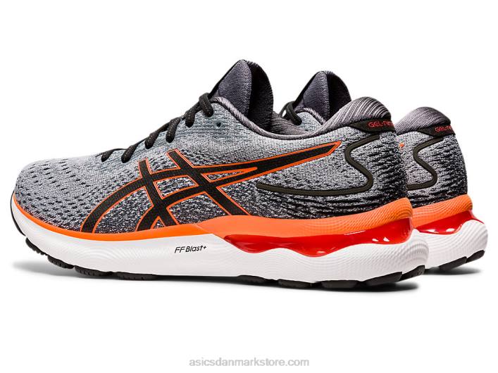 Asicsgel-nimbus 24 bred 60Z41469 sheet rock/chokerende orange