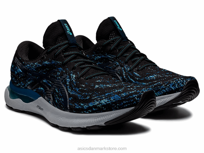 Asicsgel-nimbus 24 mk 60Z41193 sort/mako blå