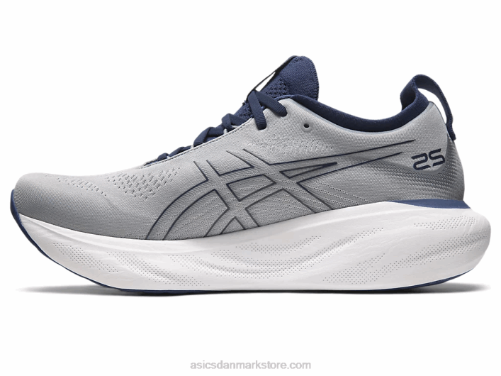 Asicsgel-nimbus 25 ekstra bred 60Z4164 sheet rock/indigo blå
