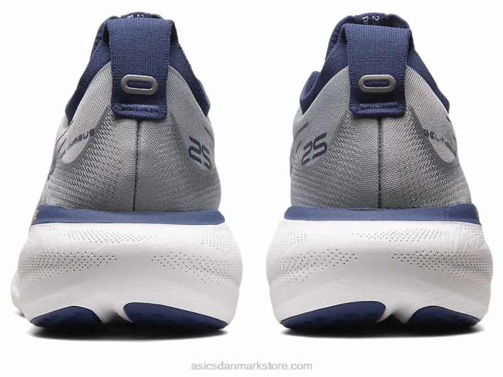 Asicsgel-nimbus 25 ekstra bred 60Z4164 sheet rock/indigo blå