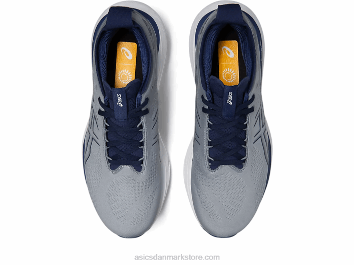 Asicsgel-nimbus 25 ekstra bred 60Z4164 sheet rock/indigo blå