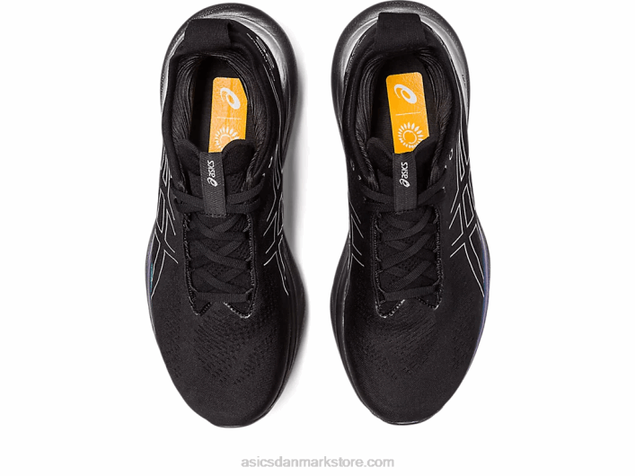 Asicsgel-nimbus 25 platin 60Z4342 sort/ren sølv