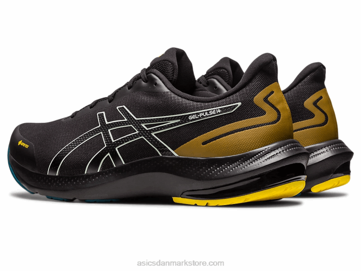 Asicsgel-puls 14 gtx 60Z4518 sort/hviskende grøn