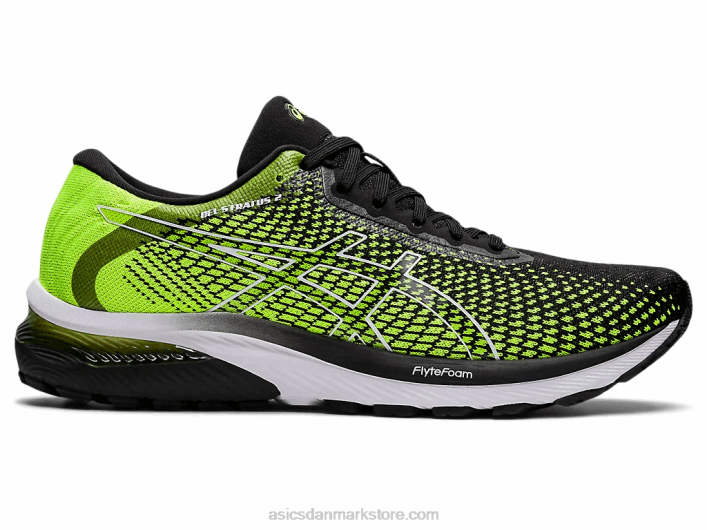 Asicsgel-stratus 2 strik 60Z4686 sikkerhedsgul/sort