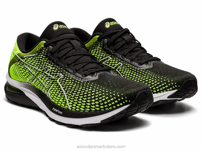 Asicsgel-stratus 2 strik 60Z4686 sikkerhedsgul/sort