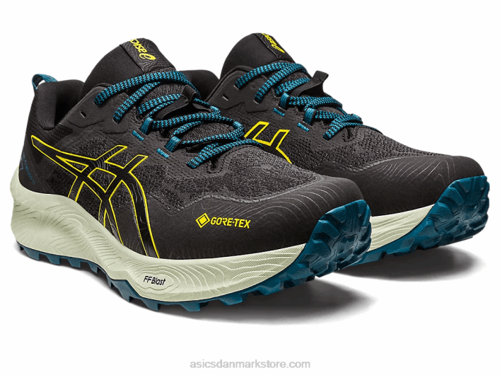 Asicsgel-trabuco 11 gtx 60Z453 sort/gylden gul