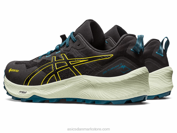 Asicsgel-trabuco 11 gtx 60Z453 sort/gylden gul