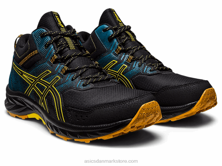 Asicsgel-venture 9 mt 60Z4125 sort/gylden gul