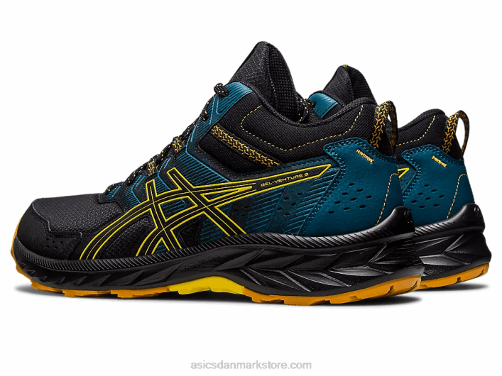 Asicsgel-venture 9 mt 60Z4125 sort/gylden gul