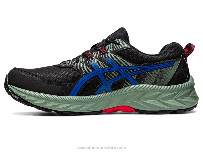 Asicsgel-venture ekstra bred 60Z487 sort/tunblå