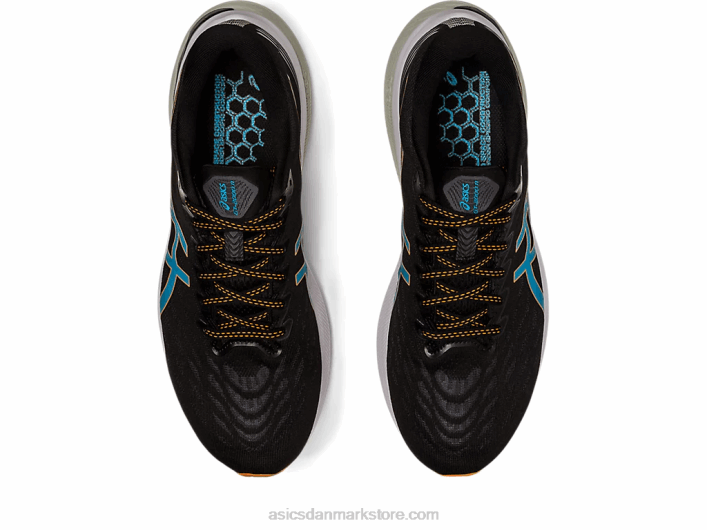 Asicsgt-2000 11 bred 60Z4677 sort/sol fersken