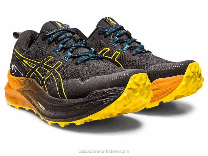 Asicstrabuco max 2 60Z4188 sort/gylden gul