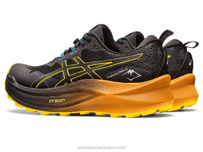 Asicstrabuco max 2 60Z4188 sort/gylden gul