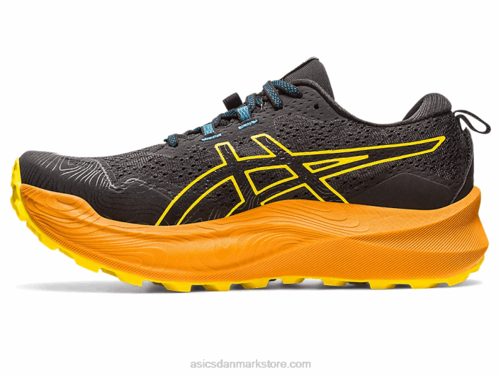 Asicstrabuco max 2 60Z4188 sort/gylden gul