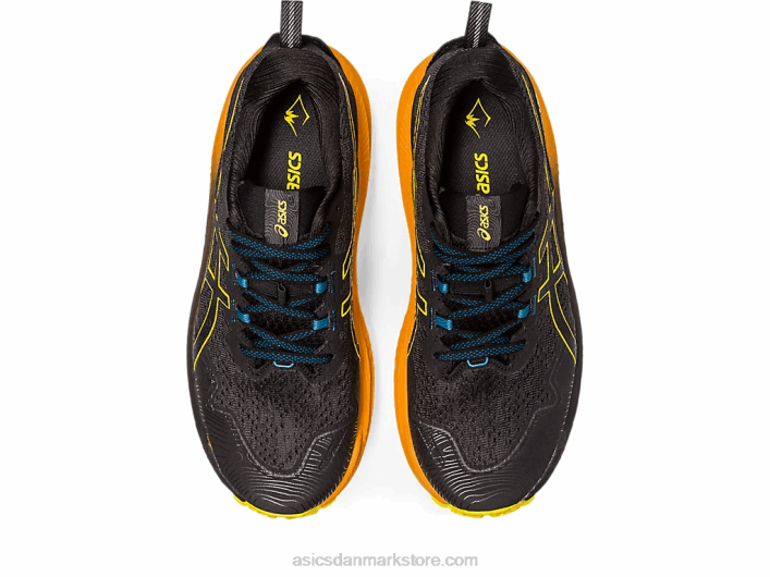 Asicstrabuco max 2 60Z4188 sort/gylden gul