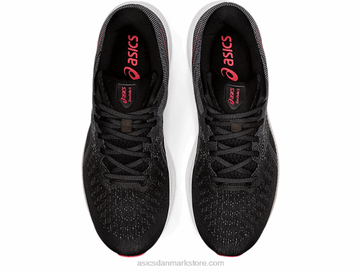 Asicsundgå 2 60Z41781 sort/elektrisk rød