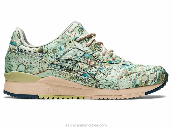 Asicsatmos x gel-lyte iii og 60Z4570 isgrøn/midnatsblå