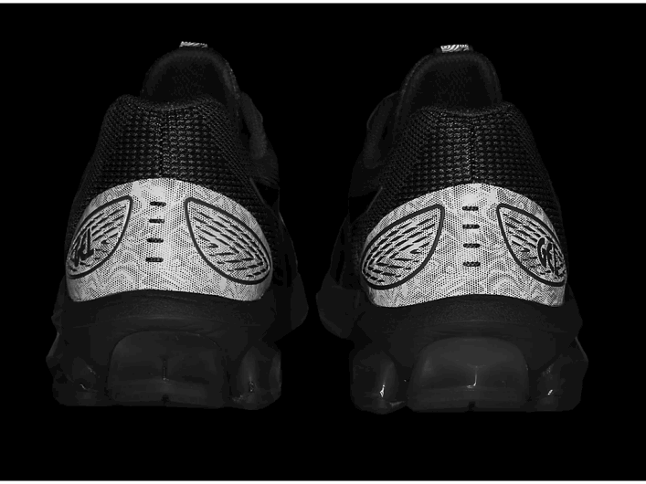 Asicsgel-kvante 180 vii 60Z4224 sort/sikkerhedsgul