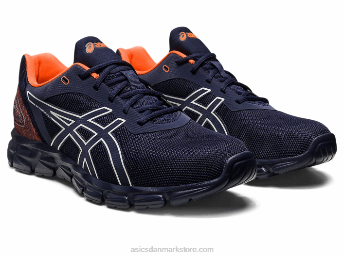 Asicsgel-kvante-lyt ii 60Z4268 midnat/chokerende orange